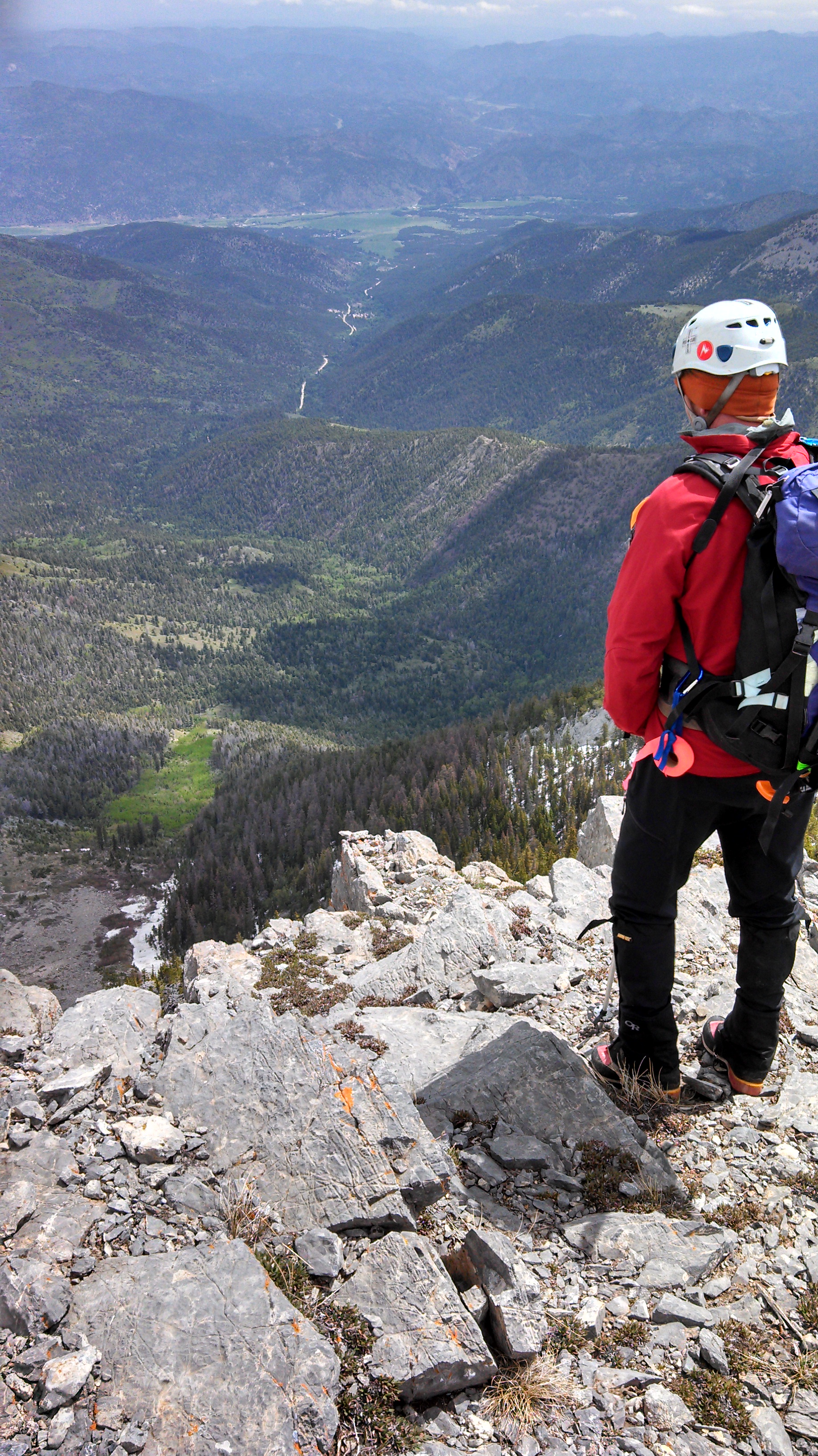 4 - Looking down on avalanche path abv Hayden CPG.