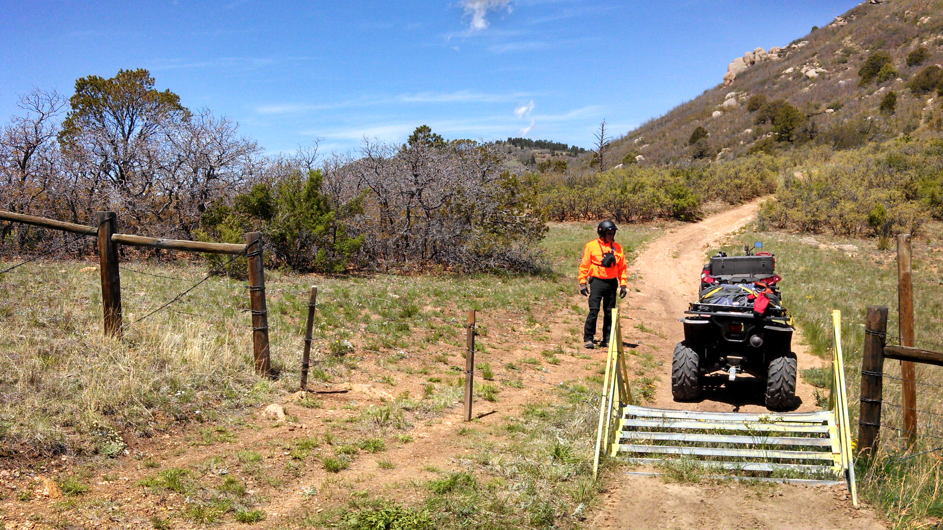 Texas Creek ATV Gate