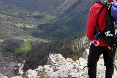 4 - Looking down on avalanche path abv Hayden CPG.